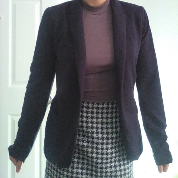 Navy Boyfriend Blazer - Picture 5 of 8